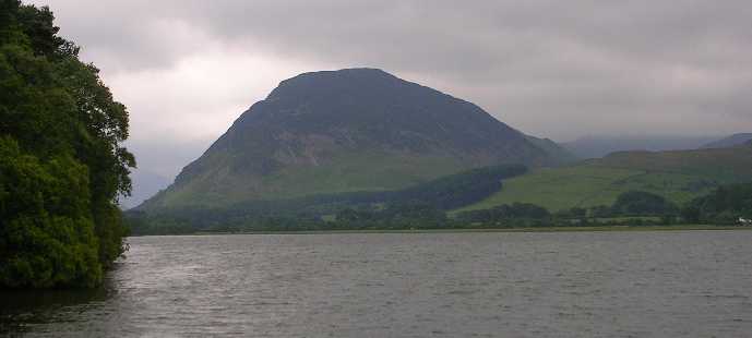 View across Loweswater in the rain. View across Loweswater in the rain.
