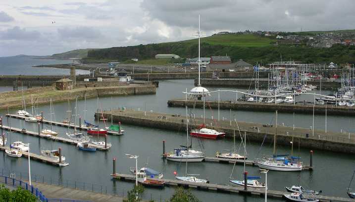 The harbour at Workington. The harbour at Workington.