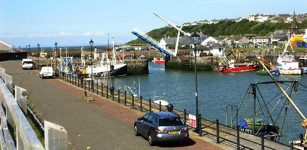 An unusual bridge in Maryport. An unusual bridge in Maryport.
