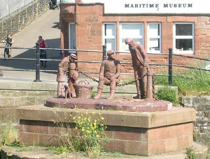 Sculpture in Maryport.