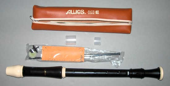 Aulos 209B treble recorder.